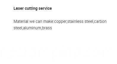 servicios de corte por láser laser cutting services